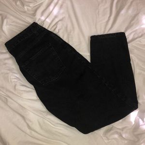 FREE PEOPLE MOM JEANS BLACK